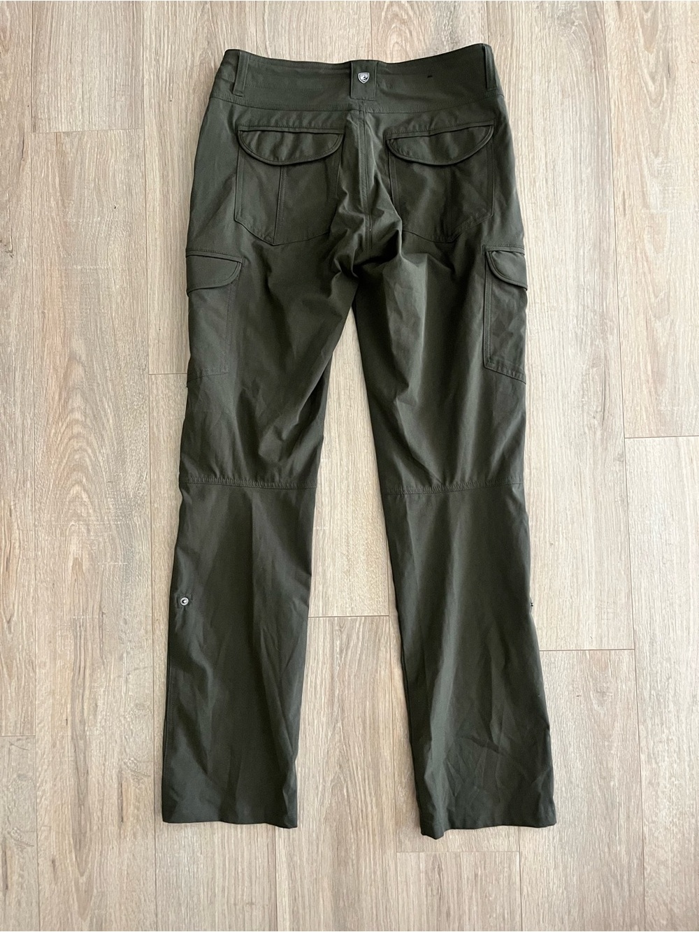 Kuhl Women’s Freeflex Roll-Up Pant Dark Moss - Size 2 - Picture 6 of 6